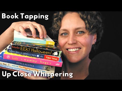 ASMR Book Tapping & Up Close Whispering | Board Books & Hard Covers
