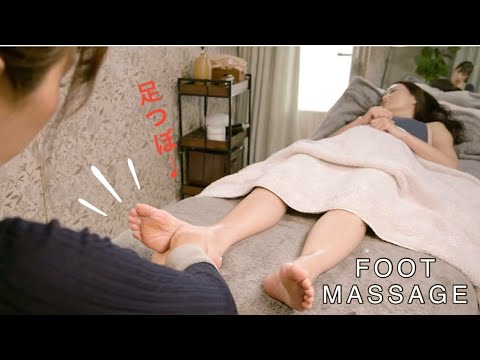 【ASMR】痛いけどクセになる☆泡のクリームで足つぼマッサージ⑧／ Foot Massage for Relaxation