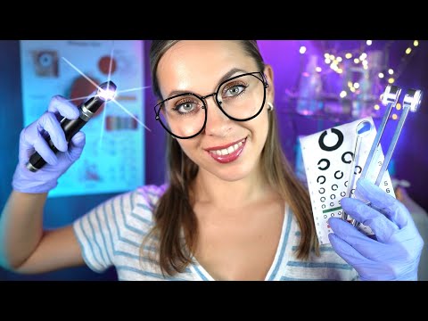 ASMR The Most Relaxing ENT, Ear Exam, Eye Exam, Hering Test, Ear Cleaning Roleplay