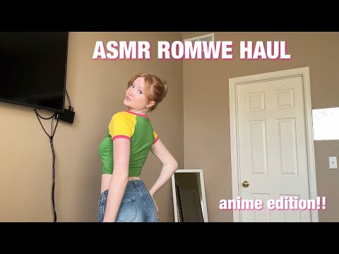ASMR Romwe Haul | Anime Edition
