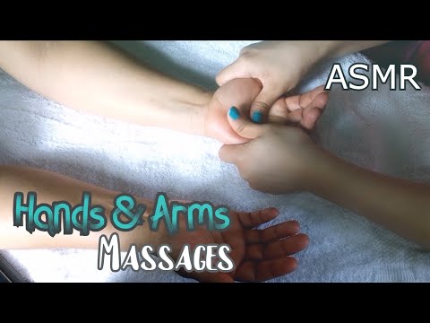 [ASMR] ✋💪 Soothing Hands & Arms Massage (Pain Relief)