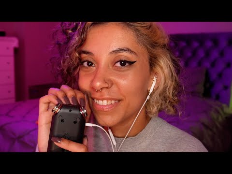 ASMR Tascam Tingles ~ Tapping, Close Whisper, Mouth Sounds, Breathing, Inaudible, & More Tingles