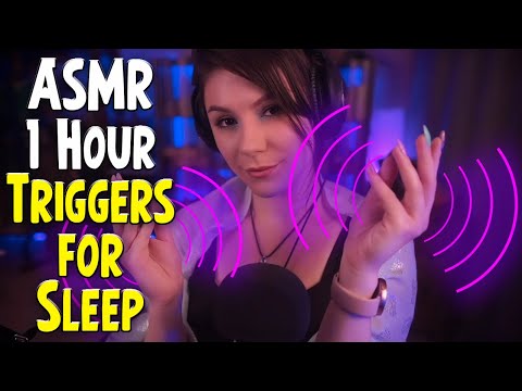 ASMR 1 Hour Triggers for Sleep 💎 Hand Sounds, Scalp Inspection, Inaudible Whispering, Latex Gloves