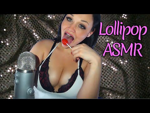 ASMR Lollipop Eating And Licking Sounds