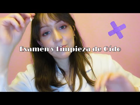 ASMR Sub Te Sientes Enfermo Limpieza y Examen de Oído Roleplay en Español Soft Spoken