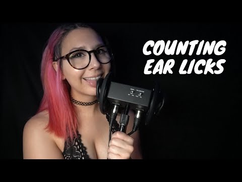 ASMR Counting Ear Licks 👅💤