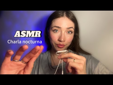 ASMR- Charla nocturna con lluvia de fondo🌧️ -asmr Argentina 🇦🇷