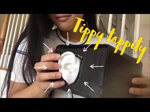 ASMR- Tippity Tappity On Your Ears For 1 HR