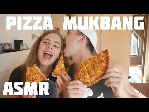 ASMR Pizza Mukbang 먹방  Eating Sounds 🍕 | ASMR Couple 💏