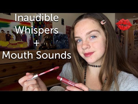 ASMR Inaudible Whispering (Mouth Sounds, Hand Movements)