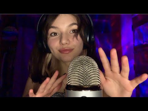 ASMR | Fast & Aggressive Unpredictable Mouth Sounds and Hand Sound (Rambles, Shirt Scratching and +)