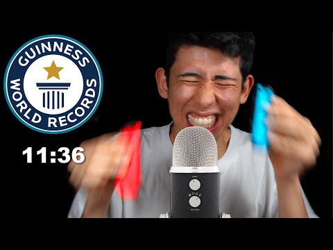 ASMR 200 TRIGGERS IN 11:36?! - WORLD RECORD