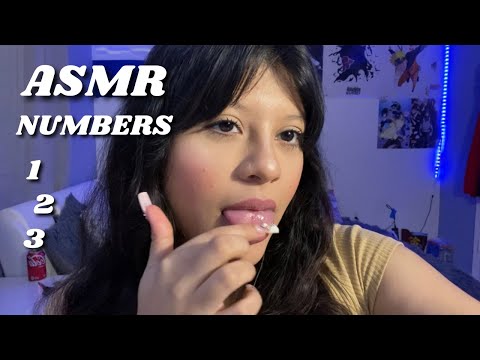 ASMR SPIT PAINTING NUMBERS PT 2 | Nini ASMR