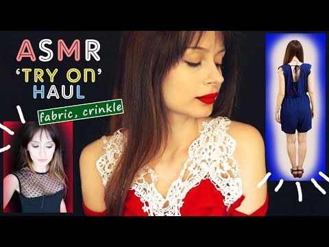 ASMR Try On VESTITI BELLISSIMI! Crinkle Sounds e Suoni Rilassanti! [ft. Blooming Jelly]