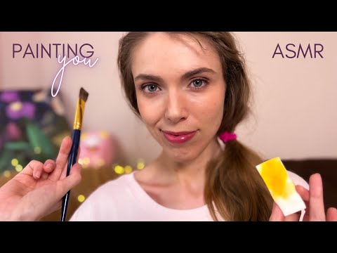 ASMR | Eggs Are Too Expensive, So I'm Painting YOU For Easter Instead | Face Touching, Whispers