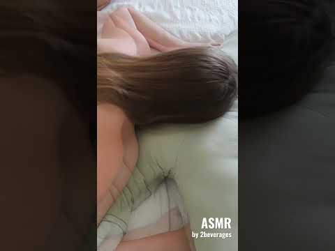 ASMR| pampering Alli with a massage, back scratch and hair play while she takes a light nap