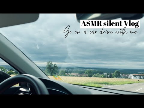 ASMR silent vlog - driving Sounds (german/deutsch)