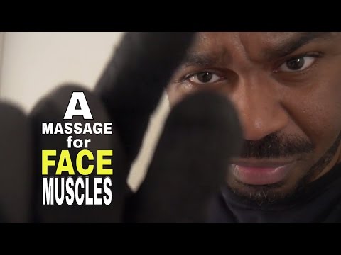 ASMR Face Massage Role Play for FACE MUSCLES with INTENSE Glove Sounds & Hand Movements
