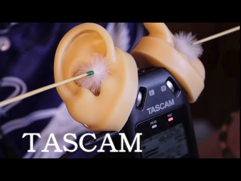 ASMR | Gentle Chinese Ear Cleaning (TASCAM + Silicone Ears)
