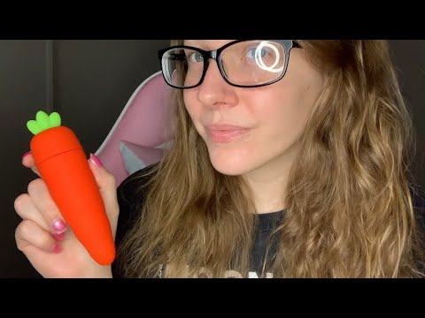 ASMR Unboxing + Reviewing Youngwill Adult Toy - Carrot Vibrator