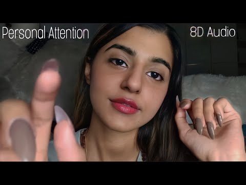 8D INDIAN ASMR | Personal Attention- Face Touching, Scratching, Tapping | Hand Movements| HINDI ASMR