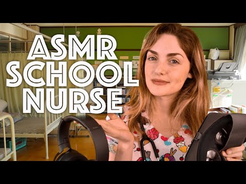 ASMR Doctor | School Nurse Exam (hearing test, vision test, lice check)