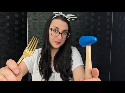 Forking the Camera 💫| Tapping Your Face 🥰 | ASMR Alysaa