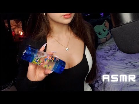ASMR - Whispered Fast and Aggressive Mic Triggers; Tapping, Scratching, Fabric Sounds For Sleep