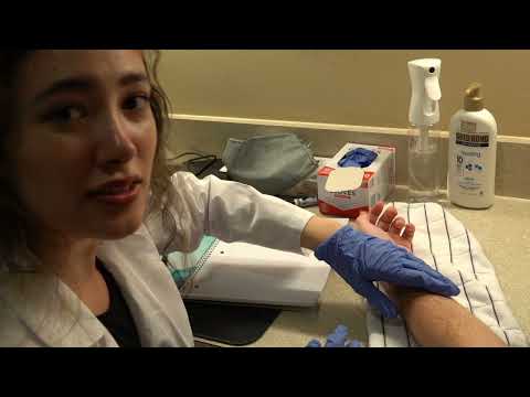 ASMR ⚕️ Dr. Z's Allergy Skin Test Roleplay (softspoken,  arm examination)