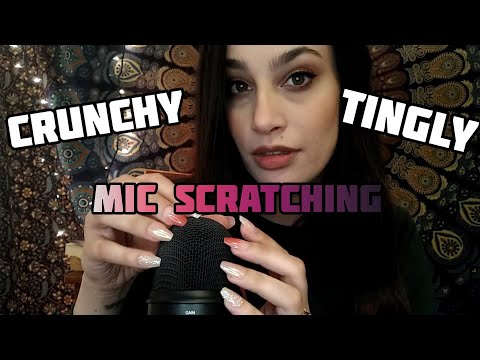 ASMR Mic Scratching with No Cover | Electric Head Tingling Scratches! ⚡