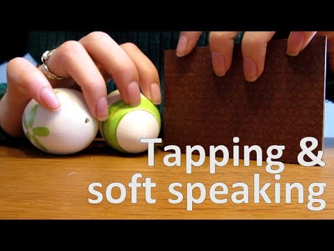 ASMR tapping and soft speaking #142