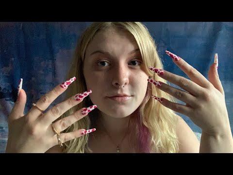 ASMR│straight nail on nail tapping! tingly fake nail sounds PART 2 💗🐄