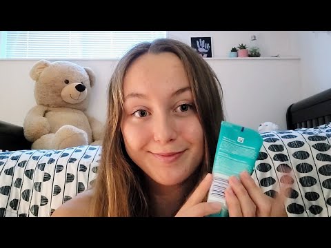 ASMR | Bestie Pampers You For Sleep 💙 (personal attention, affirmations, makeup, whispers)