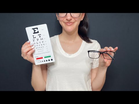 ASMR Eye Test & Glasses Fitting l Soft Spoken, Personal Attention, Measuring You
