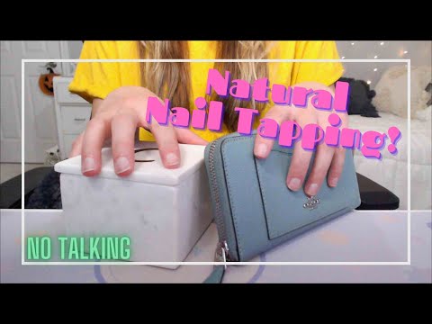 ASMR Natural Nails Tapping & Scratching✋🏼 ~ Super Tingly Remote, Wallet, Marble Sounds ~ No Talking