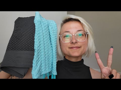ASMR | Fabric Scratching on Textured Shorts w/ Outside Background Noises