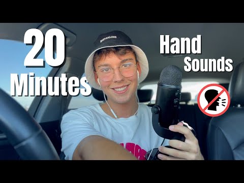 ASMR | 20 MINUTES of HAND SOUNDS (no talking) Background ASMR for Studying 🤫