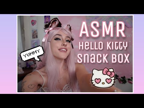ASMR 🌸 Hello Kitty Snack Box
