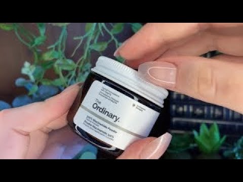 ASMR :) Up Close Tapping & Whispering on Beauty Products (repost)