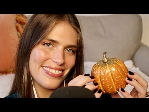 ASMR 🍁🎃 Fall haul (tapping & close, clicky whispers)