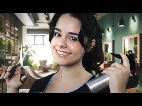 ASMR HAIR SALON & BARBERSHOP Roleplay ✂️ Realistic & Relaxing Personal attention