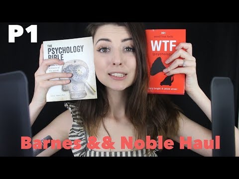 [ASMR] BARNES && NOBLE HAUL P1 - TAPPING I STICKY FINGERS I GRE STUDYING PLAN