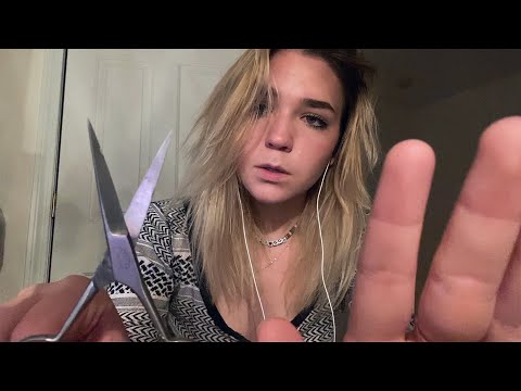 ASMR Removing Your Stress & Anxiety (plucking, snipping, visual triggers)