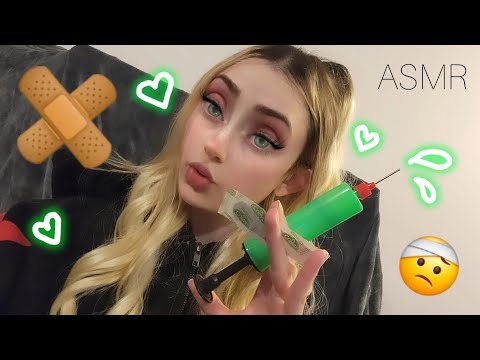 ASMR RP bestie treating your wounds 💉💚