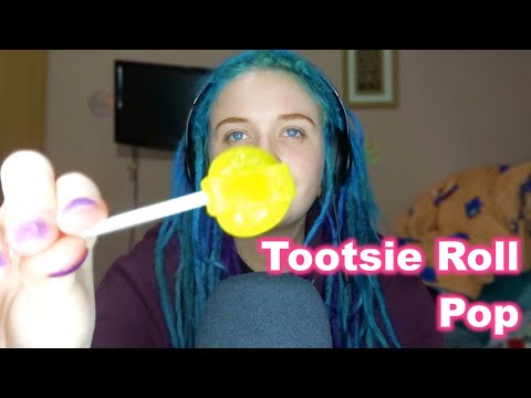ASMR Tootsie Roll Lollipop