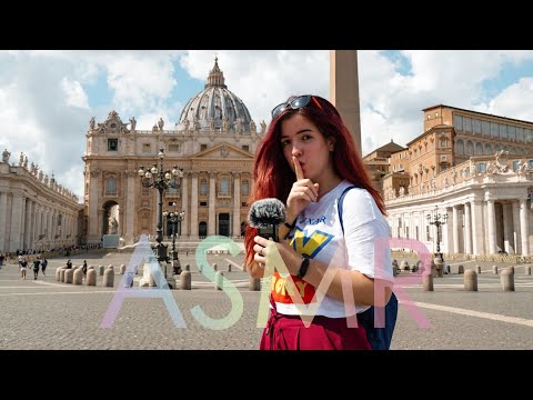 ✈️ ASMR EN ROMA  -  🌿 en público 🌿 | ASMR en español