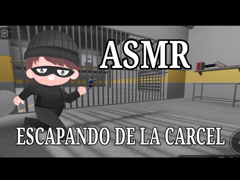 ASMR escapando de la cárcel en ROBLOX Gameplay en español Hombre ASMR