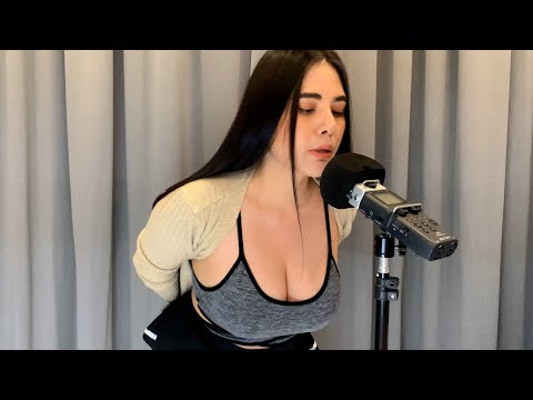 ASMR fast,mouth sounds,tube tapping,hand sounds,No talking