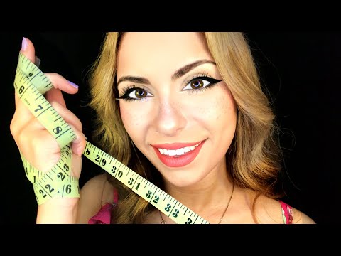 [ASMR] Measuring You 👚 Tailor Roleplay 👒 Soft Spoken, Light Exam & Face Touching Role Play
