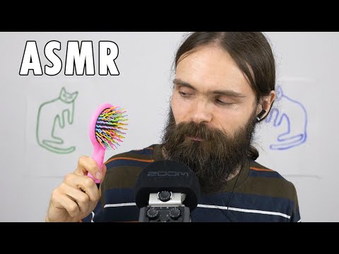 ASMR triggers, inaudible and whispering for sleep (tapping, mouth sounds, water sounds)